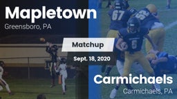 Matchup: Mapletown vs. Carmichaels  2020