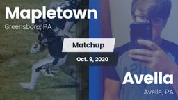 Matchup: Mapletown vs. Avella  2020