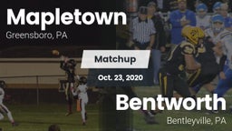 Matchup: Mapletown vs. Bentworth  2020
