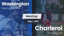 Matchup: Washington vs. Charleroi  2017