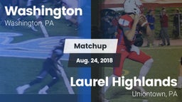 Matchup: Washington vs. Laurel Highlands  2018