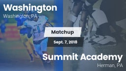 Matchup: Washington vs. Summit Academy  2018