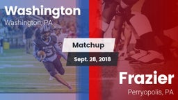 Matchup: Washington vs. Frazier  2018