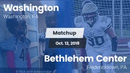 Matchup: Washington vs. Bethlehem Center  2018