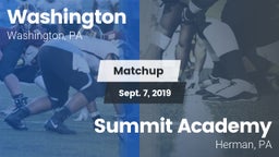 Matchup: Washington vs. Summit Academy  2019