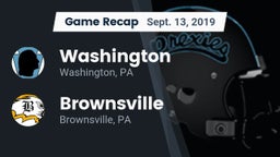Recap: Washington  vs. Brownsville  2019