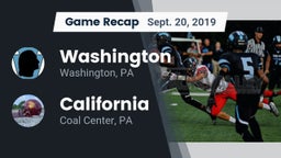 Recap: Washington  vs. California  2019