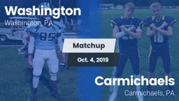 Matchup: Washington vs. Carmichaels  2019