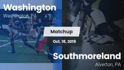 Matchup: Washington vs. Southmoreland  2019