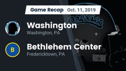 Recap: Washington  vs. Bethlehem Center  2019