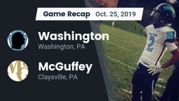 Recap: Washington  vs. McGuffey  2019