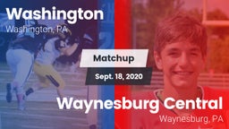Matchup: Washington vs. Waynesburg Central  2020