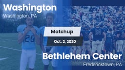 Matchup: Washington vs. Bethlehem Center  2020