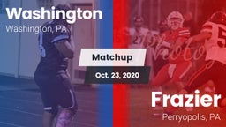 Matchup: Washington vs. Frazier  2020