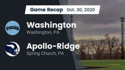 Recap: Washington  vs. Apollo-Ridge  2020