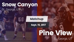 Matchup: Snow Canyon vs. Pine View  2017