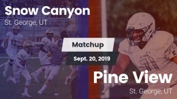 Matchup: Snow Canyon vs. Pine View  2019