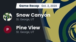 Recap: Snow Canyon  vs. Pine View  2020