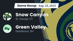 Recap: Snow Canyon  vs. Green Valley  2023
