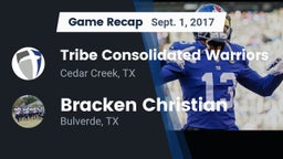 Recap: Tribe Consolidated Warriors vs. Bracken Christian  2017