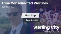 Matchup: Tribe Consolidated vs. Sterling City  2018