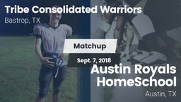 Matchup: Tribe Consolidated vs. Austin Royals HomeSchool  2018
