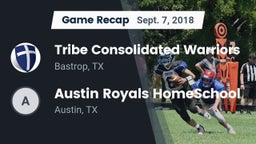 Recap: Tribe Consolidated Warriors vs. Austin Royals HomeSchool  2018