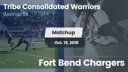 Matchup: Tribe Consolidated vs. Fort Bend Chargers 2018