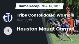 Recap: Tribe Consolidated Warriors vs. Houston Mount Carmel 2018