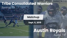 Matchup: Tribe Consolidated vs. Austin Royals 2019