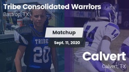 Matchup: Tribe Consolidated vs. Calvert  2020