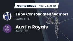 Recap: Tribe Consolidated Warriors vs. Austin Royals 2020