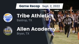 Recap: Tribe Athletics vs. Allen Academy 2022