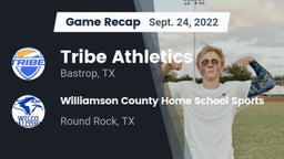 Recap: Tribe Athletics vs. Williamson County Home School Sports 2022
