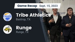 Recap: Tribe Athletics vs. Runge  2023
