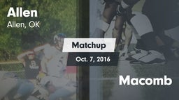 Matchup: Allen vs. Macomb  2016