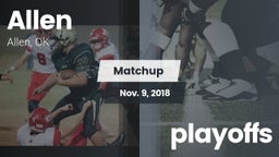 Matchup: Allen vs. playoffs 2018