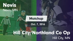 Matchup: Nevis vs. Hill City/Northland  Co Op 2016