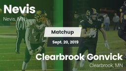 Matchup: Nevis vs. Clearbrook Gonvick  2019