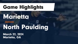 Marietta  vs North Paulding  Game Highlights - March 22, 2024
