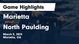 Marietta  vs North Paulding  Game Highlights - March 5, 2024