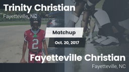 Matchup: Trinity Christian vs. Fayetteville Christian  2017