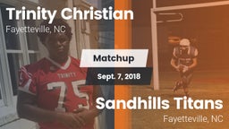 Matchup: Trinity Christian vs. Sandhills Titans 2018