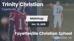 Matchup: Trinity Christian vs. Fayetteville Christian School 2018