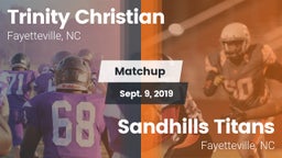 Matchup: Trinity Christian vs. Sandhills Titans 2019
