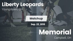 Matchup: Liberty vs. Memorial  2016