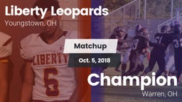 Matchup: Liberty vs. Champion  2018