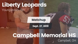 Matchup: Liberty vs. Campbell Memorial HS 2019