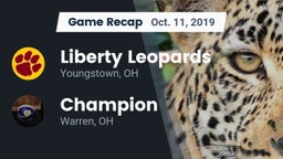 Recap: Liberty Leopards vs. Champion  2019