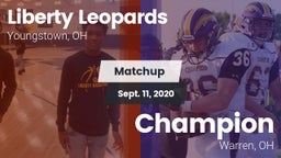 Matchup: Liberty vs. Champion  2020